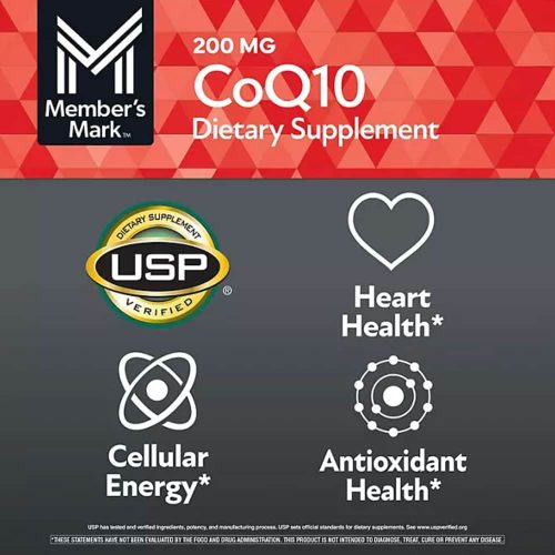 Viên uống bổ sung CoQ10 Member’s Mark CoQ10 200mg 180 Softgels 10 vien uong bo sung coq10 members mark coq10 200mg 180 softgels 130325 ke