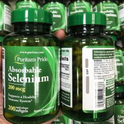 Viên uống bổ sung Selenium Puritan’s Pride Absorbable Selenium 200mcg 200 Softgels 3 vien uong bo sung selenium puritans pride absorbable selenium 200mcg 200 softgels 040325 ka