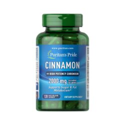 Viên uống hỗ trợ đường huyết từ quế Puritan’s Pride Cinnamon 2000mg 120 Capsules
