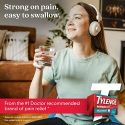 Viên uống Tylenol Acetaminophen Extra Strength 500mg 100 Caplets (Easy To Swallow) 14 vien uong tylenol acetaminophen extra strength 500mg 100 caplets easy to swallow 290325 kf