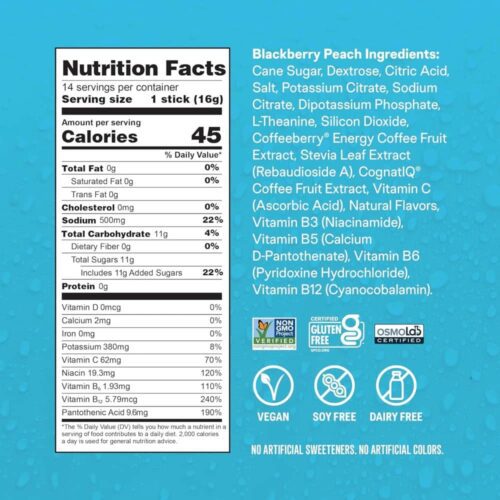 Bột điện giải Liquid I.V. Hydration Multiplier 26 gói (Blackberry Peach) 23 bot dien giai liquid iv hydration multiplier 26 goi blackberry peach 140425 ka