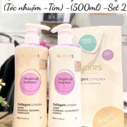 Dầu gội xả cho tóc nhuộm Olexrs Argan Oil Essence Collagen Complex 500ml x2 3 dau goi xa cho toc nhuom olexrs argan oil essence collagen complex 500ml x2 120425 ka