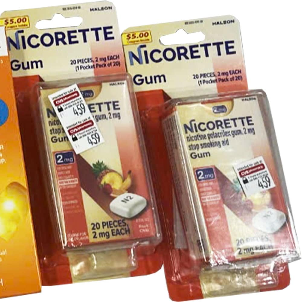 Kẹo cai t.huốc Nicorette Gum Fruit Chill 2mg 20 viên 2 Kẹo cai t.huốc Nicorette Gum Fruit Chill 2mg 20 viên - Ảnh 2