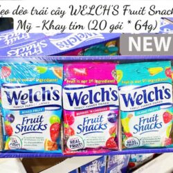 keo deo trai cay welchs fruit snacks mixed fruit 64g x 20 goi 070425 ka