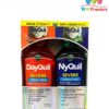 Siro cảm Vicks DayQuil & NyQuil Cold & Flu Severe 354ml x2 chai (Original)