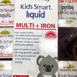 Siro Vitamin và Sắt cho bé Nature’s Way Kids Smart Liquid Multi + Iron 200ml 7 siro vitamin va sat cho be natures way kids smart liquid multi iron 200ml 050425 ka