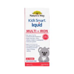 Siro Vitamin và Sắt cho bé Nature’s Way Kids Smart Liquid Multi + Iron 200ml