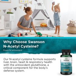 Viên uống bổ sung N-Acetyl Cysteine Swanson NAC 600mg 100 Capsules 9 vien uong bo sung n acetyl cysteine swanson nac 600mg 100 capsules 220425 kd