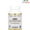 Viên uống bổ sung NMN California Gold Nutrition NMN 175mg 60 Capsules