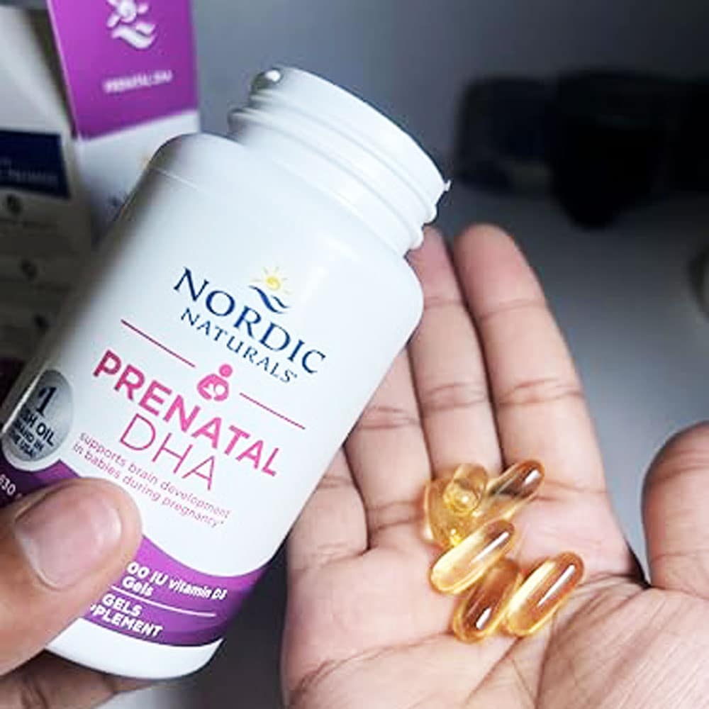 Viên uống DHA cho bà bầu Nordic Naturals Prenatal DHA 180 Softgels - Ảnh 3
