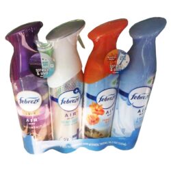 xit phong khu mui febreze air refresher mist 250g x 4 chai mountain heavy duty hawaiian aloha linen sky 280425 ka