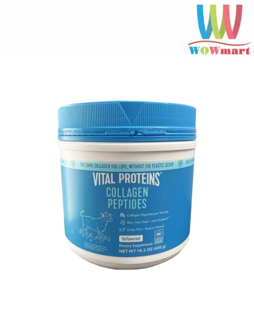 Collagen thủy phân Vital Proteins Collagen Peptides Unflavored 405g