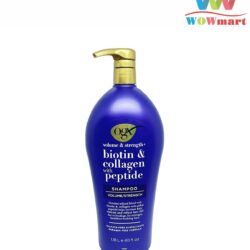 Dầu gội OGX Volume & Strength + Biotin & Collagen with Peptide 1.18L