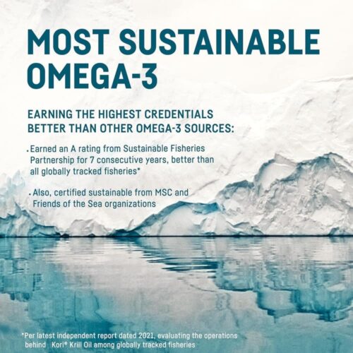 Dầu nhuyễn thể Kori Pure Antarctic Krill Oil Omega-3 1200mg 30 Softgels 14 dau nhuyen the kori pure antarctic krill oil omega 3 1200mg 30 softgels 140525 kc