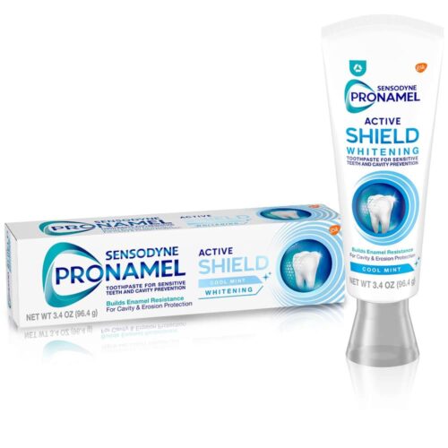 Kem đánh răng Sensodyne Pronamel Active Shield Whitening Cool Mint 96.4g 8 kem danh rang sensodyne pronamel active shield whitening cool mint 964g 060525 kd