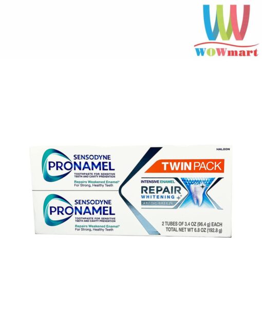 Kem đánh răng Sensodyne Pronamel Repair Whitening Arctic Breeze 96.4g x2 tuýp