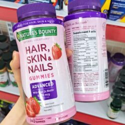 Kẹo dẻo làm đẹp da móng và tóc Nature’s Bounty Advanced Hair Skin & Nails Gummies 140 viên 3 keo deo lam dep da mong va toc natures bounty advanced hair skin nails gummies 140 vien 130525 ka