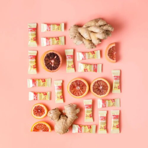 Kẹo gừng dẻo Prince Of Peace Ginger Chews Blood Orange 227g 16 keo gung deo prince of peace ginger chews blood orange 227g 080525 kd