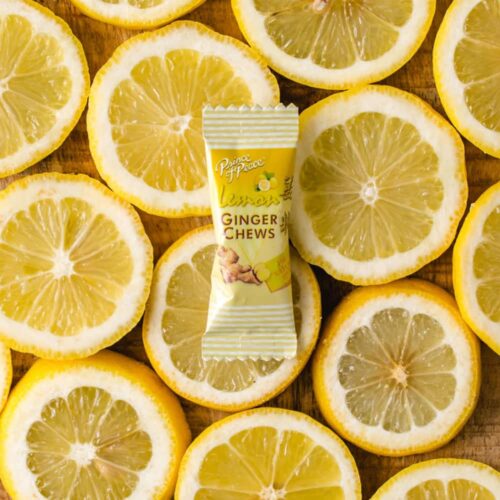 Kẹo gừng dẻo Prince Of Peace Ginger Chews Lemon 227g 12 keo gung deo prince of peace ginger chews lemon 227g 080525 kb