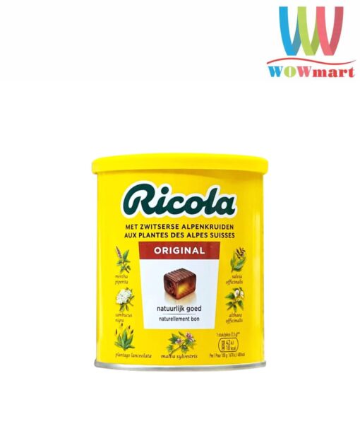 Kẹo thông cổ Ricola chiết xuất thảo dược Ricola Original Đức Hủ 250g