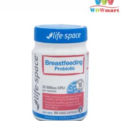 Men vi sinh lợi sữa cho bà mẹ Life Space Breastfeeding Probiotic 23 Billion CFU 50 viên