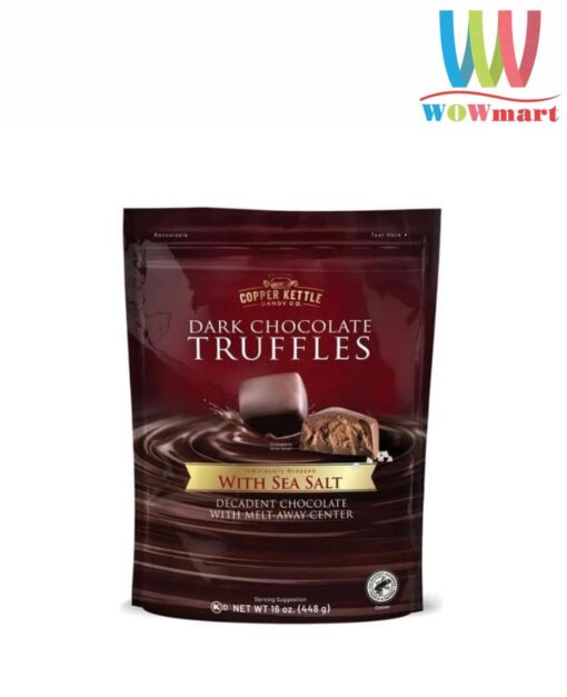 Socola Copper Kettle Dark Chocolate Truffles With Sea Salt 448g