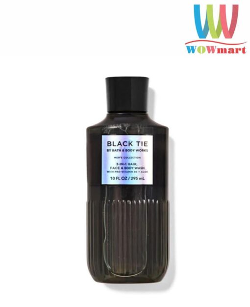 Sữa tắm gội cho nam Bath & Body Works Black Tie Hair, Face & Body Wash 295ml