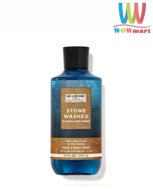 Sữa tắm gội cho nam Bath & Body Works Stone Wash Hair, Face & Body Wash 295ml