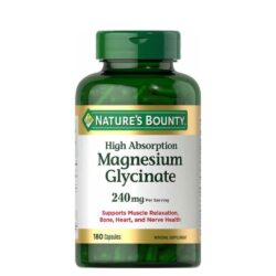 Viên uống bổ sung Magie Nature’s Bounty Magnesium Glycinate 240mg 180 Capsules
