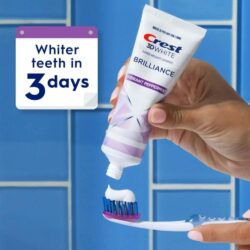 kem danh rang crest 3d white brilliance toothpaste 130g loc 3 tuyp 170625 ka