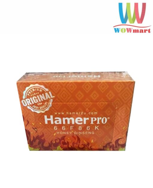 Kẹo sâm Hamer Pro 66F86K Honey Ginseng tăng cường sinh lý nam giới Hộp 33 viên