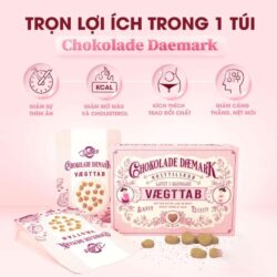 Kẹo Socola giảm cân Chokolade Daemark Vaegttab 40 viên 7 keo socola giam can chokolade daemark vaegttab 40 vien 230625 ka