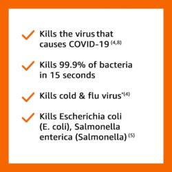 Khăn giấy ướt diệt khuẩn Amazon Basics Disinfecting Wipes Fresh Scent Hộp 85 tờ 6 khan giay uot diet khuan amazon basics disinfecting wipes fresh lemon scent 85 to x4 hop 160625 kd