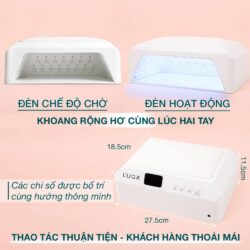 Máy hơ gel L’UGX LG205 72W 69 bóng LED/UV 13 may ho gel lugx lg205 72w 69 bong leduv 160625 kj