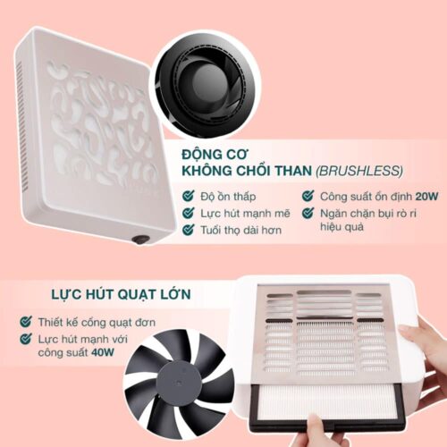 Máy hút bụi nails L’UGX LG608 14 may hut bui nails lugx lg608 210625 kd