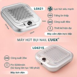 Máy hút bụi nails L’UGX LG621 (Cắm điện) 9 may hut bui nails lugx lg621 cam dien 160625 ka