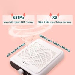 Máy hút bụi nails L’UGX LG622S (Tích điện) 12 may hut bui nails lugx lg622s tich dien 160625 kc