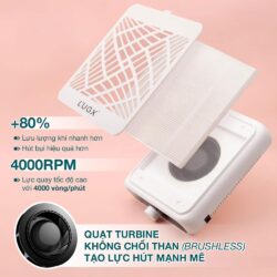 Máy hút bụi nails L’UGX LG622S (Tích điện) 13 may hut bui nails lugx lg622s tich dien 160625 kd