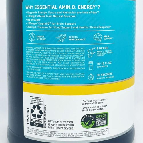 Sữa tăng cơ phục hồi năng lượng Optimum Nutrition Essential Amino Energy 648g (Tiki Twist) 15 sua tang co phuc hoi nang luong optimum nutrition essential amino energy 648g tiki twist 070625 ke