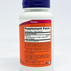 vien uong bo sung vitamin k2 now mk 7 vitamin k2 100mcg 120 capsules 110625 kb