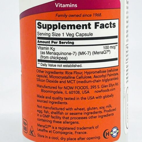vien uong bo sung vitamin k2 now mk 7 vitamin k2 100mcg 120 capsules 110625 ke