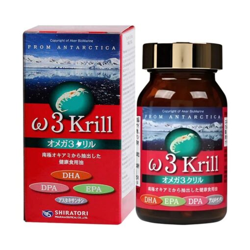 Viên uống dầu nhuyễn thể Shiratori Omega 3 Krill 80 viên