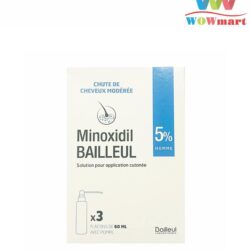 Xịt mọc tóc Minoxidil Bailleul 60ml x3 chai