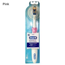 Bàn chải dùng pin Oral-B 3D White Toothbrush (Pink) 7 ban chai dung pin oral b 3d white toothbrush pink 080725 kb