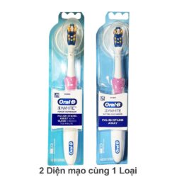 Bàn chải dùng pin Oral-B 3D White Toothbrush (Pink) 5 ban chai dung pin oral b 3d white toothbrush pink 080725 kc