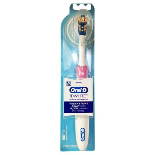 Bàn chải dùng pin Oral-B 3D White Toothbrush (Pink)