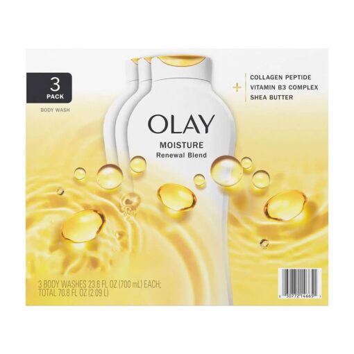 Set sữa tắm dưỡng ẩm Olay Moisture Renewal Blend Body Wash 700ml x3