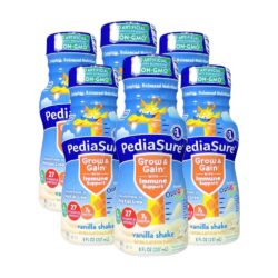 Sữa Pediasure nước hương Vani Pediasure Grow & Gain OptiGRO Plus Vanilla Shake 237ml Lốc 6 chai