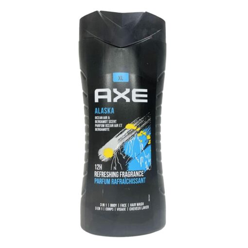 Sữa tắm gội 3 trong 1 Axe Alaska 3 in 1 Body Face Hair Wash 400ml
