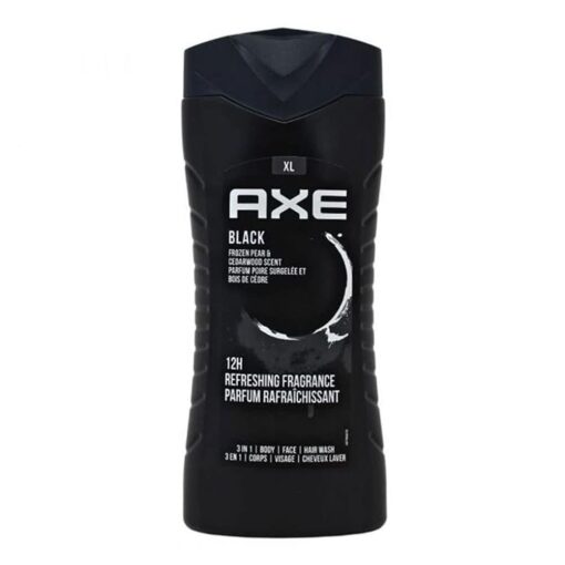 Sữa tắm gội 3 trong 1 Axe Black 3 in 1 Body Face Hair Wash 400ml